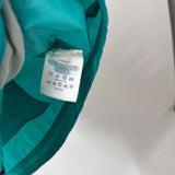 women Lands End Rain Coat Teal Jacket XL/16