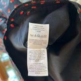 women Madewell Pintuck Cami Dress in Strawberry Print Black Red Green Dress 10