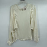 women Dolan - Anthro Blouse Cream Top L