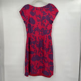 women Boden Silk Floral AS IS Zipper Pink and purple Dress 16