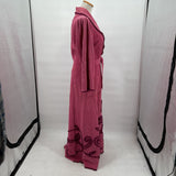 women Vintage 40s/50s Chenille Robe Pink Intimates/Sleepwear S/M