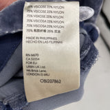 women Anthropologie Melody Velvet Tunic Dress Slate Blue Dress S