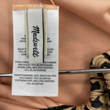 women Madewell Halter String One-Piece Swimsuit Desert Dune Swimwear S