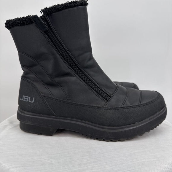 women JBU Snowbound Zip Boot Black Shoes 7