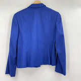 women Pendleton Vintage Wool Blazer Cobalt Blue Jacket 4P