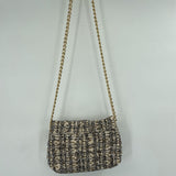 women Zara NWT Beaded Crossbody Ivory Neutral Purse