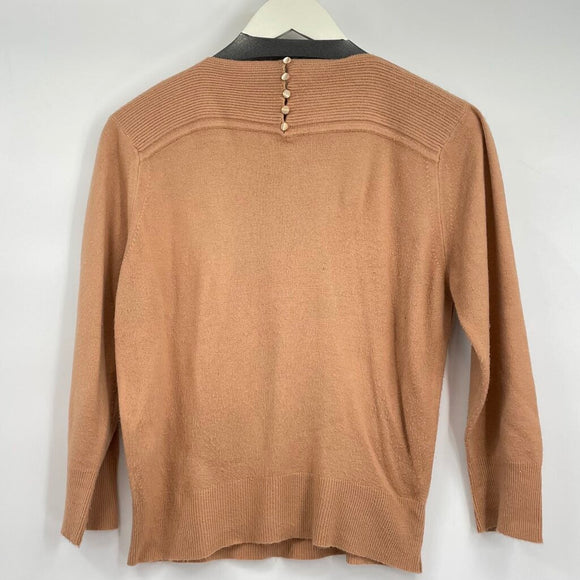 women Darlene Vintage Tan Sweater L