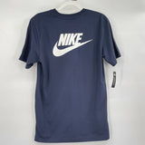 unisex NWT Hawkins HS Stranger Things Tee Navy Blue Knit Top S