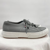 women Superga Canvas Sneakers Gray Shoes 7.5