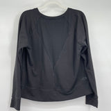 women The North Face Mesh Insert Sweatshirt Aged Black Activewear M