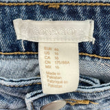 women H&M Patched Boyfriend Blue Jeans 16