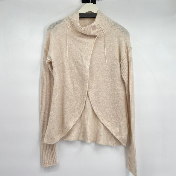 women Free People Cascade Cardigan Cream Sweater XS