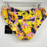 women NipTuck NWT Joanne Bikini Floral Set Purple Yellow Multi Swimwear 12