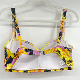 women NipTuck NWT Joanne Bikini Floral Set Purple Yellow Multi Swimwear 12