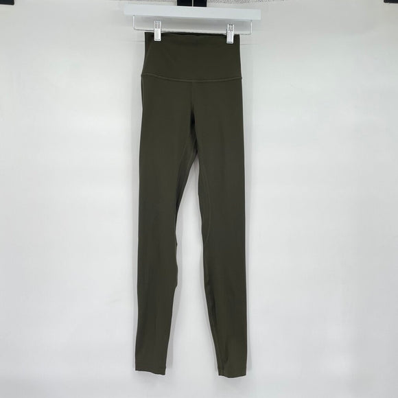 women Lululemon Leggings Green Activewear 2