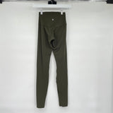 women Lululemon Leggings Green Activewear 2