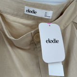 women Elodie NWT Linen Blend Cream Shorts L