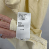 women Urban Outfitters NWT Linen Blend Wrap Yellow Dress S