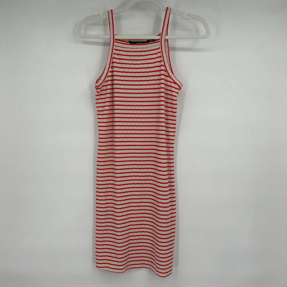 women Vero Moda NWT Striped Tank Tan Red Dress S