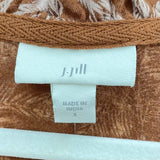 women J.Jill NWT Cotton Blend Tank Auburn Top S
