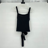 women Madewell Belted Knit Tank Black Top S