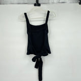 women Madewell Belted Knit Tank Black Top S
