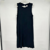 women Known Supply Keyhole Midi Tank Black Dress S