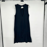 women Known Supply Keyhole Midi Tank Black Dress S