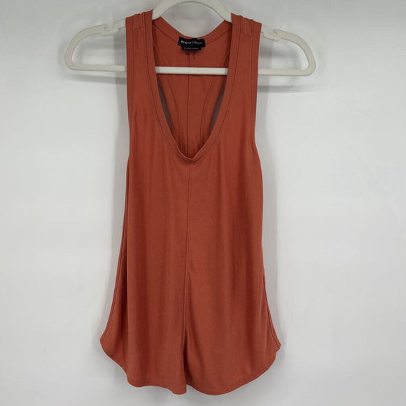 women Prana Tank Salmon Knit Top S