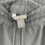 women Athleta High Waisted Stretch Waist Black Shorts S