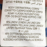 women Boden Linen/Cotton Blend Stripe Jumpsuit Blue and White Jumpsuit/Romper 12R