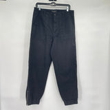 women Banana Republic Outlet Authentic Chino Jogger Black Pants 10