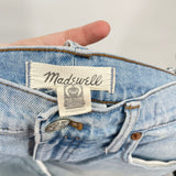 women Madewell Light Wash Classic Straight Jean Blue Jeans 29/8