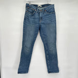 women Madewell Dark Wash Tomboy Straight Blue Jeans 28/6