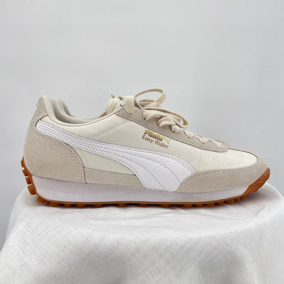 women Puma Easy Rider Sneakers Cream Shoes 9.5