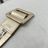 women Boden Mixed Metallic Silver Rose Gold Belt M