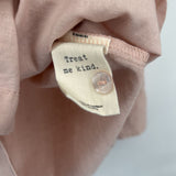 women Bare by Charlie Holiday Hemp/Organic Cotton Button Front Blush Pink Top XS