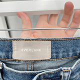 women Everlane Ankle Straight Leg Blue Jeans 26
