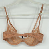 women Urban Outfitters Lace Bra Coral Intimates/Sleepwear M