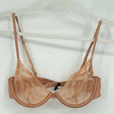 women Urban Outfitters Lace Bra Coral Intimates/Sleepwear M