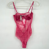 women Victoria's Secret NWT Lace Bodysuit Pink Intimates/Sleepwear S