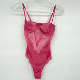 women Victoria's Secret NWT Lace Bodysuit Pink Intimates/Sleepwear S