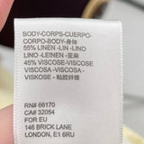 women Urban Outfitters Linen Blend Tank Wrap Pastel Yellow Dress M