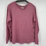 women Fat Face NWT Emmy Stitch Rose Pink Sweater 8