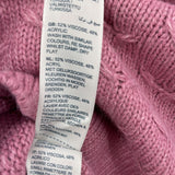 women Fat Face NWT Emmy Stitch Rose Pink Sweater 8