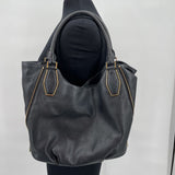 women Michael Kors Leather Handbag Black Purse