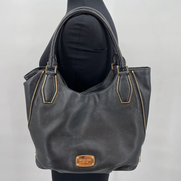 women Michael Kors Leather Handbag Black Purse
