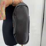 women Michael Kors Leather Handbag Black Purse