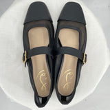 women Sam Edelman Miranda Mary Jane Flat Black Shoes 7