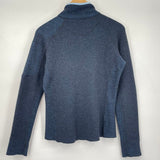 women Mountain Hardwear Wool Blend Full Zip Blue Jacket M